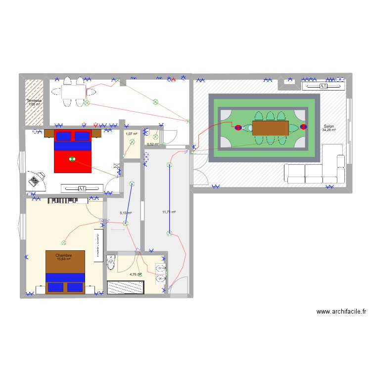 Ukkel. Plan de 0 pièce et 0 m2