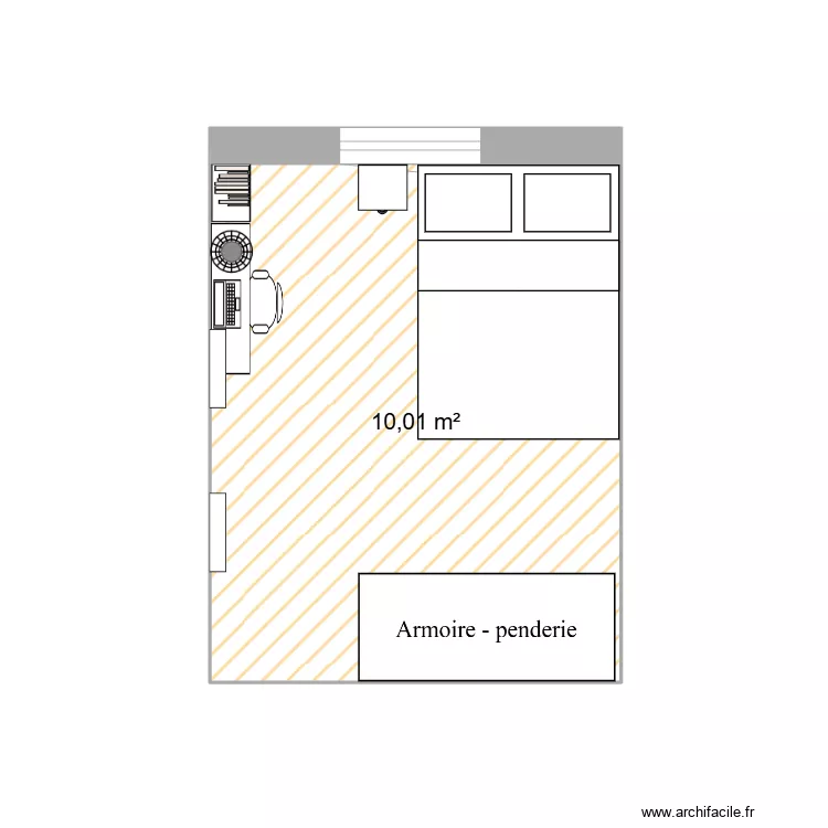 chambre liam. Plan de 