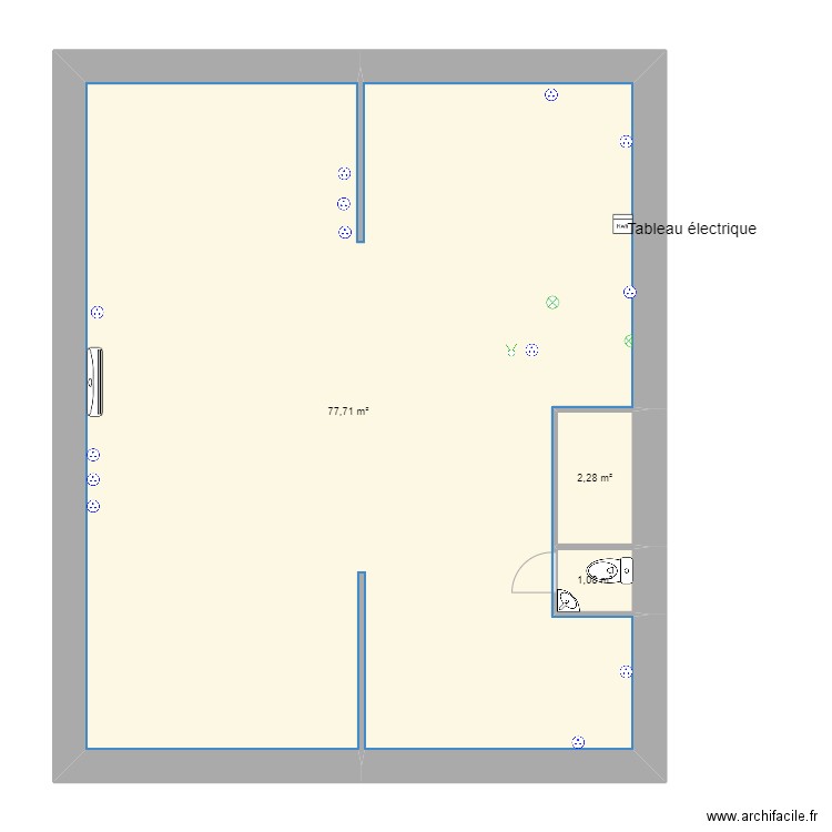 ous les combles . Plan de 0 pièce et 0 m2