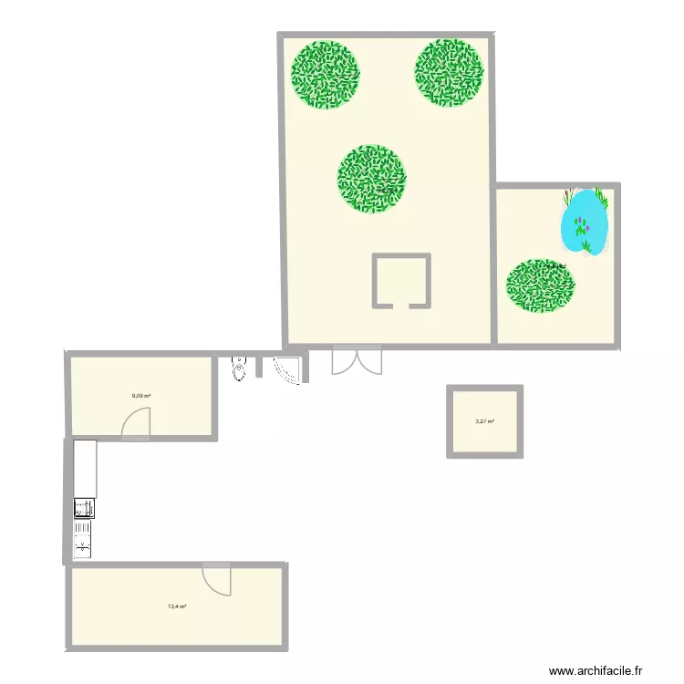 bient&ocirc;t. Plan de 5  et 92 m²