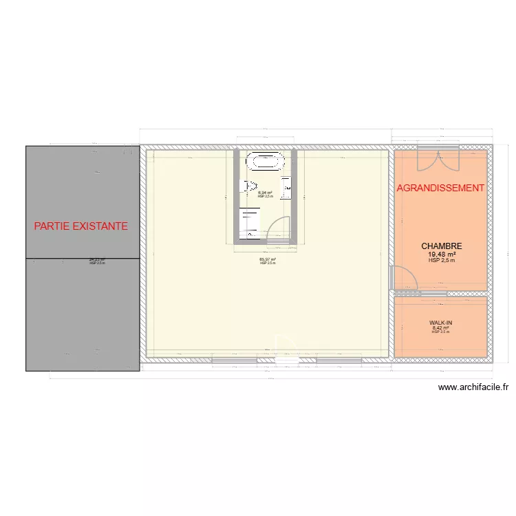 Maison résidentielle Rang Saint-Mathieu. Plan de 10 et 356 m² Maison résidentielle Rang Saint-Mathieu. Plan de 10 et 356 m²