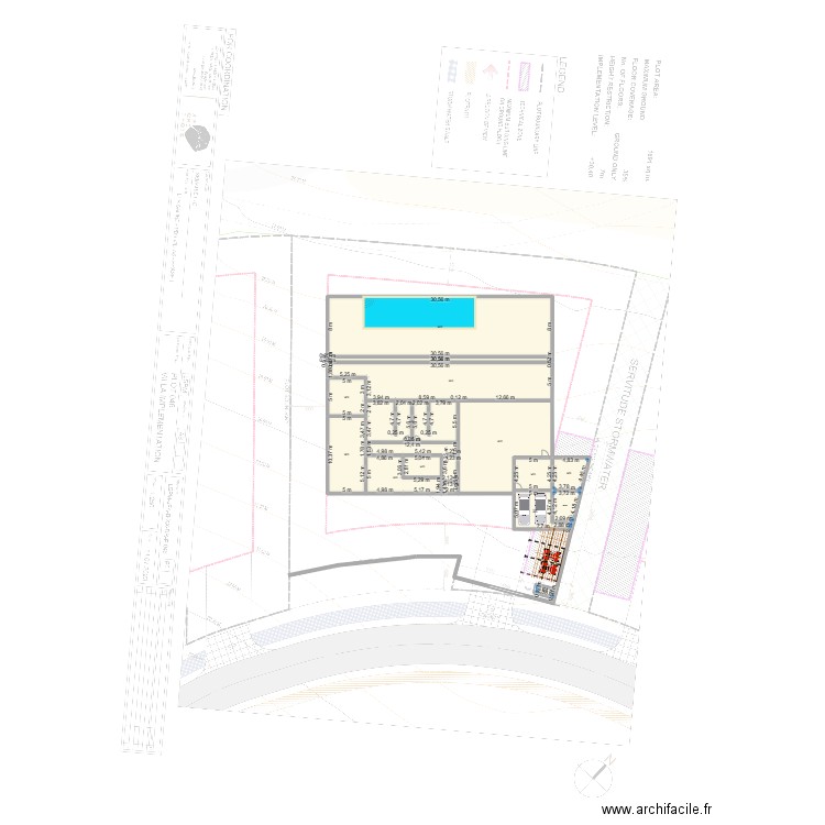 Harmonie. Plan de 15 pièces et 830 m2