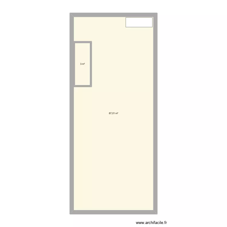 pippo. Plan de 2  et 74 m²