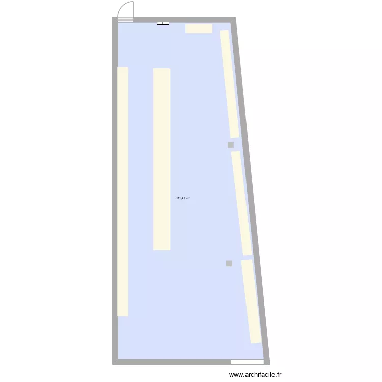 Plan magasin fini. Plan de 