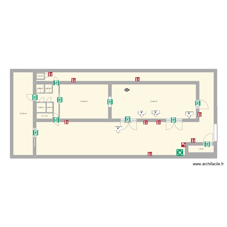 PK 4 PAM. Plan de 0 pièce et 0 m2