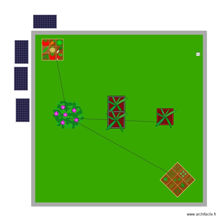 marius. Plan de 1 pièce et 144 m2
