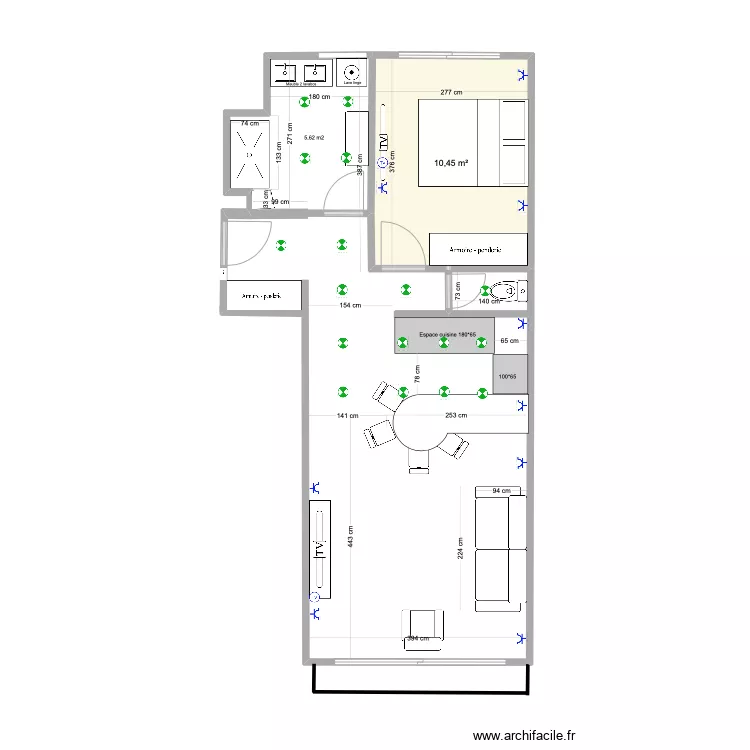 Boulogne V12 bis. Plan de 
