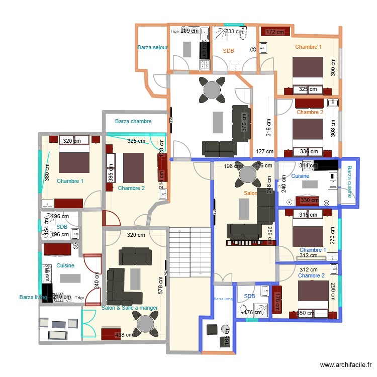 Appartement IIbis2. Plan de 0 pièce et 0 m2