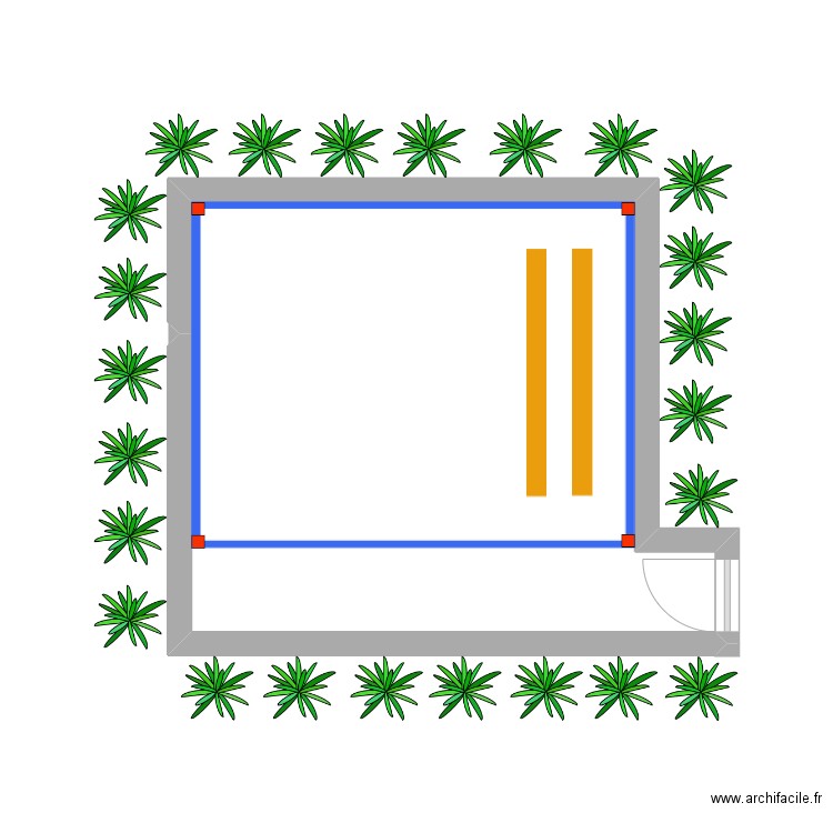 Sobreira OEIRAS. Plan de 1 pièce et 23 m2
