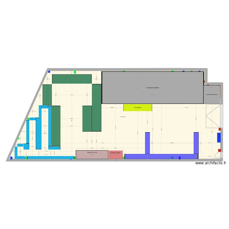 La Palice V1.0. Plan de 1 pièce et 316 m2