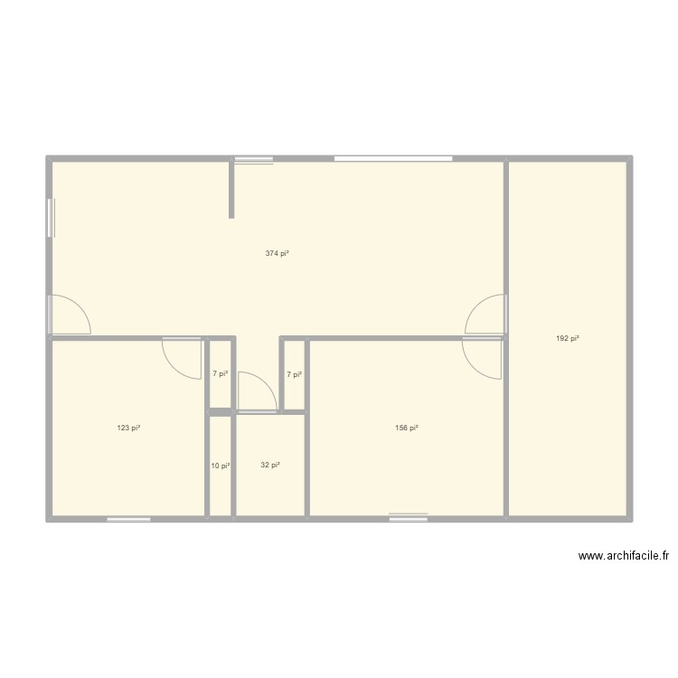 Chalet original. Plan de 0 pièce et 0 m2