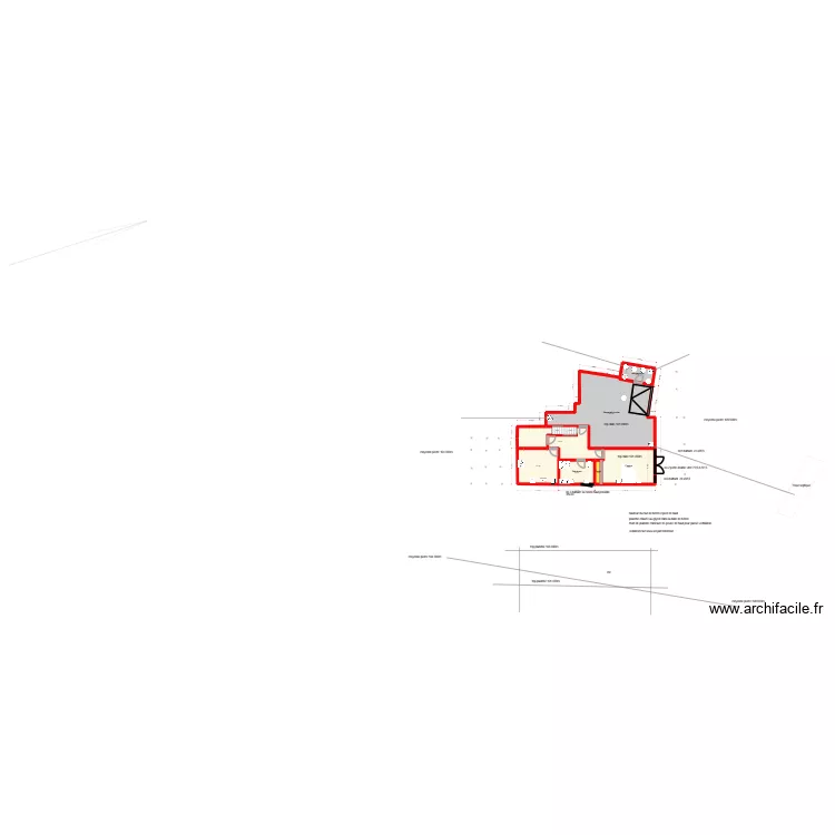 plan pour architec. Plan de 31  et 771 m²
