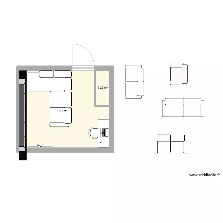 salon. Plan de salon. Plan de