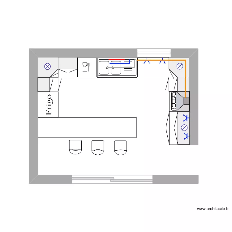 cuisine2. Plan de 