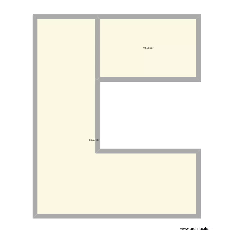 mur maison. Plan de 2 et 82 m² mur maison. Plan de 2 et 82 m²