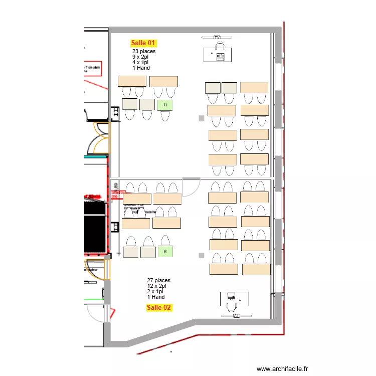 01&02 RDC. Plan de 01&02 RDC. Plan de