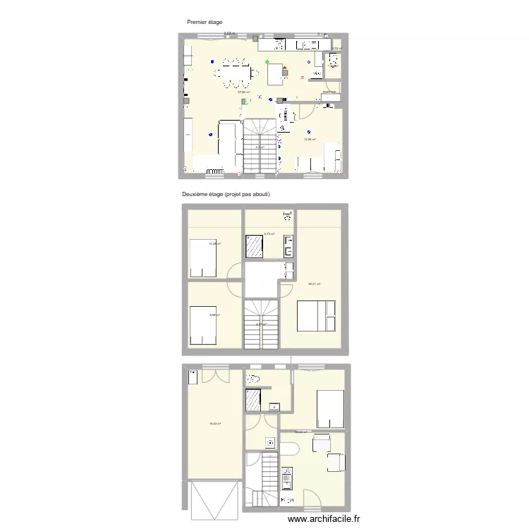 Pierre de Bayard 6 version chaudi&egrave;re ventouse. Plan de 