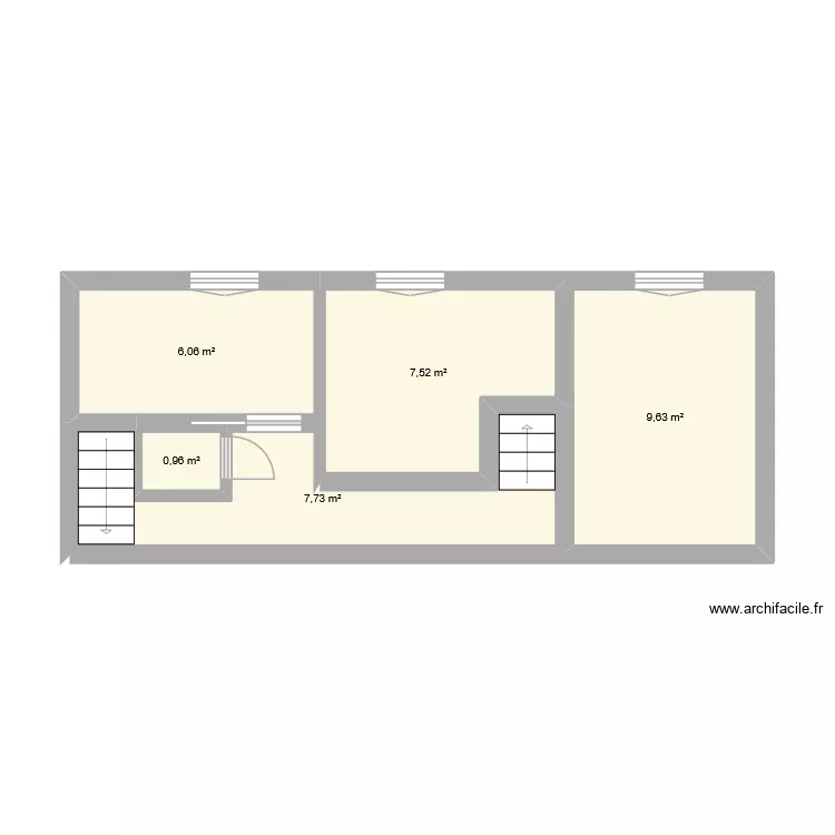 MaisonPAUL_BERT_388k. Plan de 5 Pièces et 32 m²
