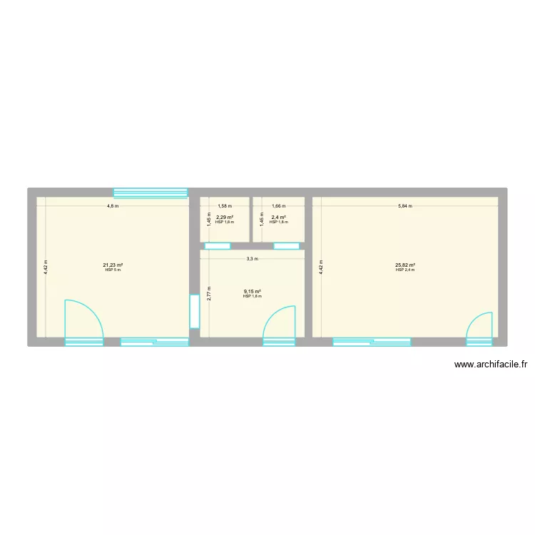 28 V2. Plan de 5 et 61 m² 28 V2. Plan de 5 et 61 m²