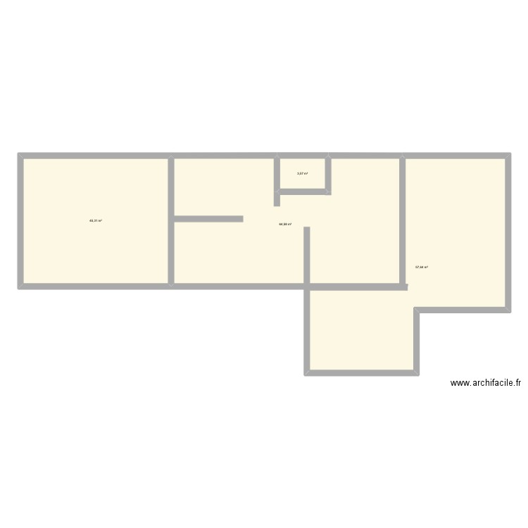 Mahinarama 2. Plan de 4 pièces et 171 m2