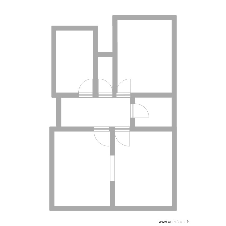 Paris 18 - 2. Plan de 3 pièces et 35 m2