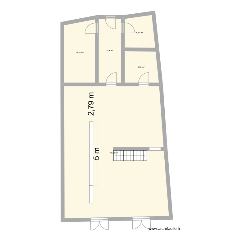 guittany. Plan de 0 pièce et 0 m2