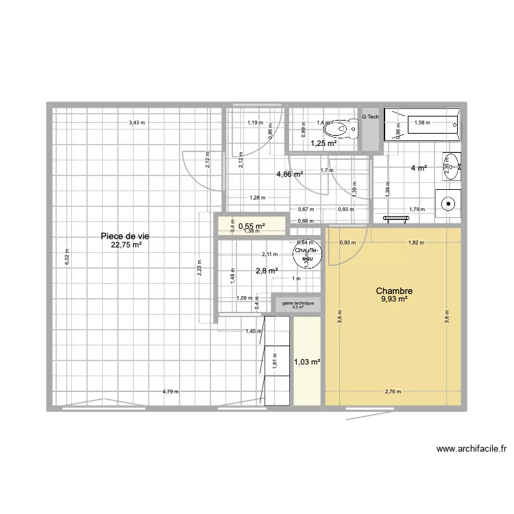 gaby. Plan de 10 et 48 m² gaby. Plan de 10 et 48 m²