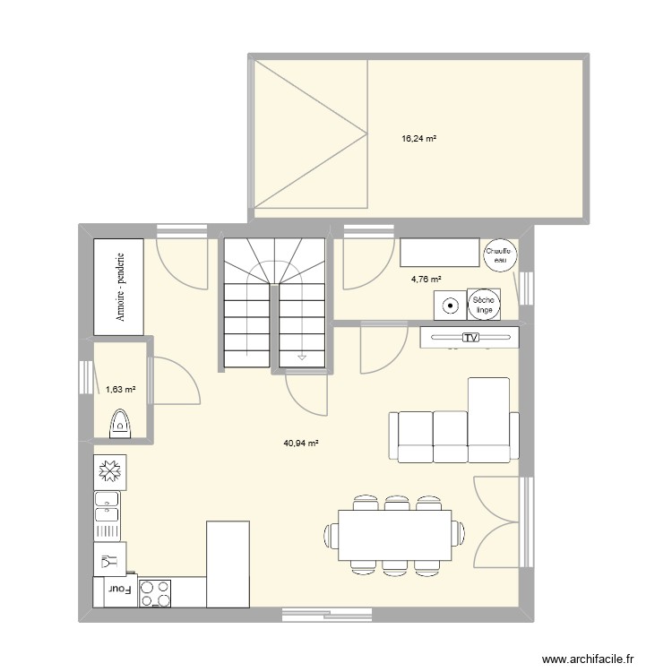 Maison. Plan de 0 pièce et 0 m2