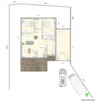 Chateauneuf intérieur dernier toit mono pente