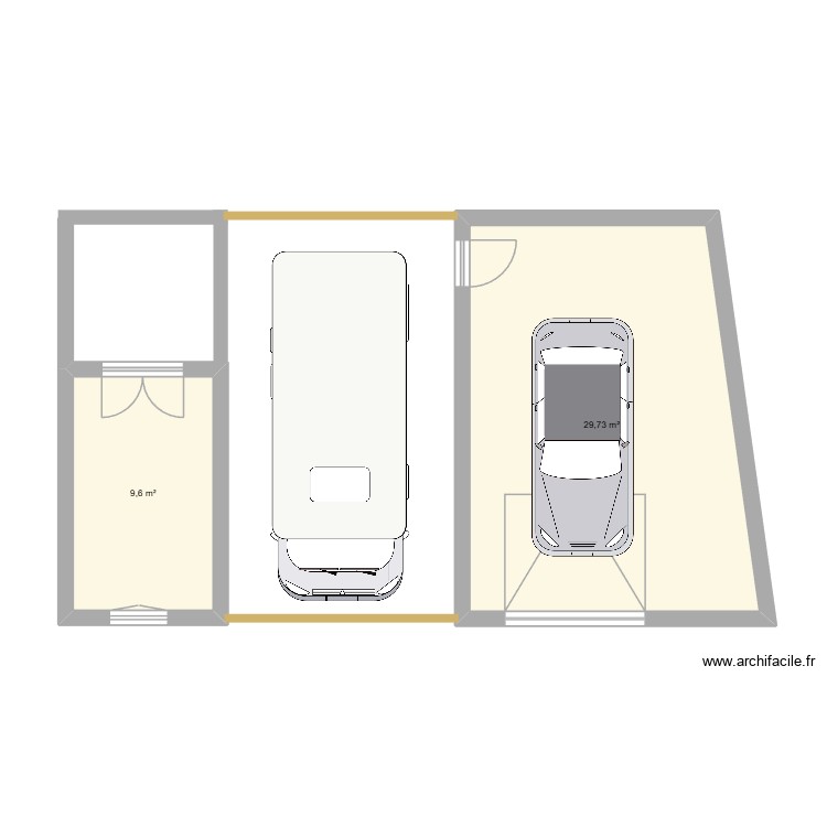 abri. Plan de 0 pièce et 0 m2