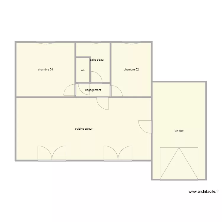 ROGIER. Plan de 7 et 82 m² ROGIER. Plan de 7 et 82 m²