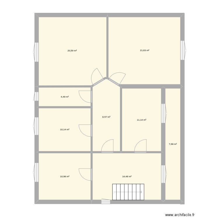 Maison rosheim av gen leclerc 1er teage. Plan de 9 pièces et 110 m2