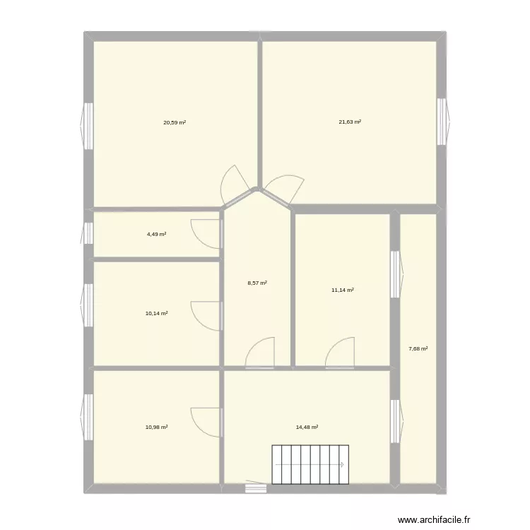 Maison rosheim av gen leclerc 1er teage. Plan de 