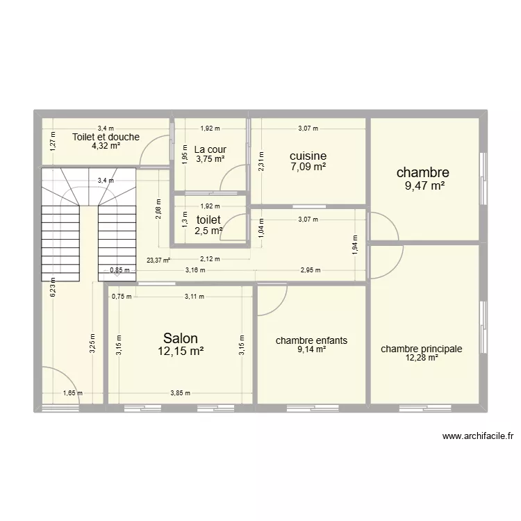mirleft rez de chaussée. Plan de 9 et 84 m² mirleft rez de chaussée. Plan de 9 et 84 m²