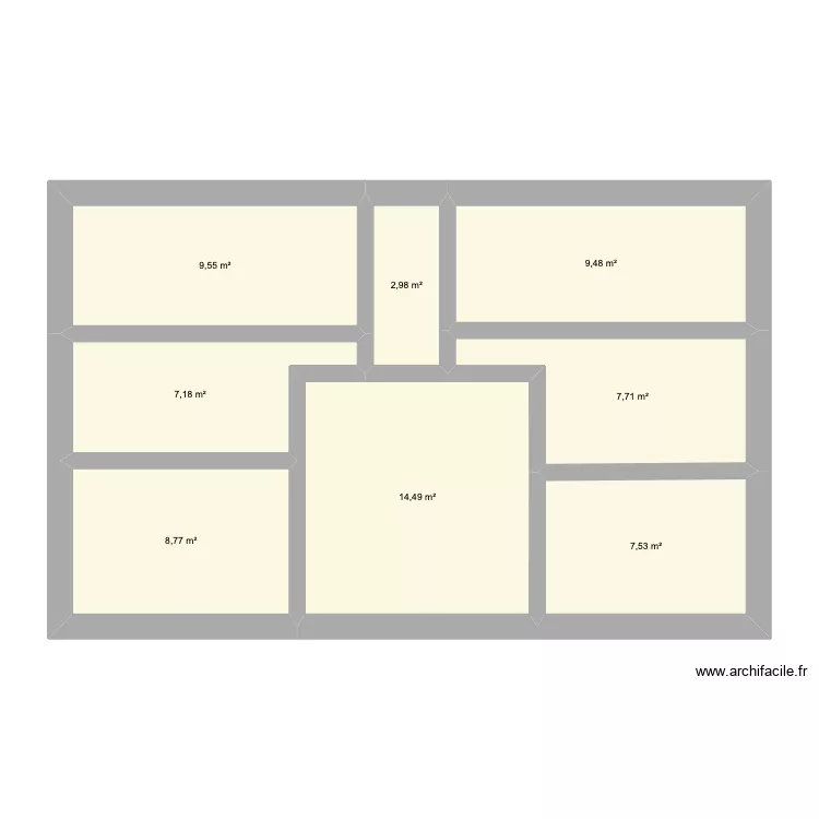 cabinet taille lo2. Plan de 0 pièce et 0 m2