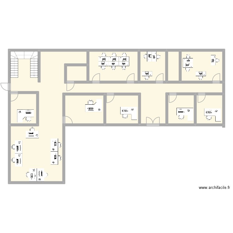 PARC MARIN RDC. Plan de 11 pièces et 191 m2