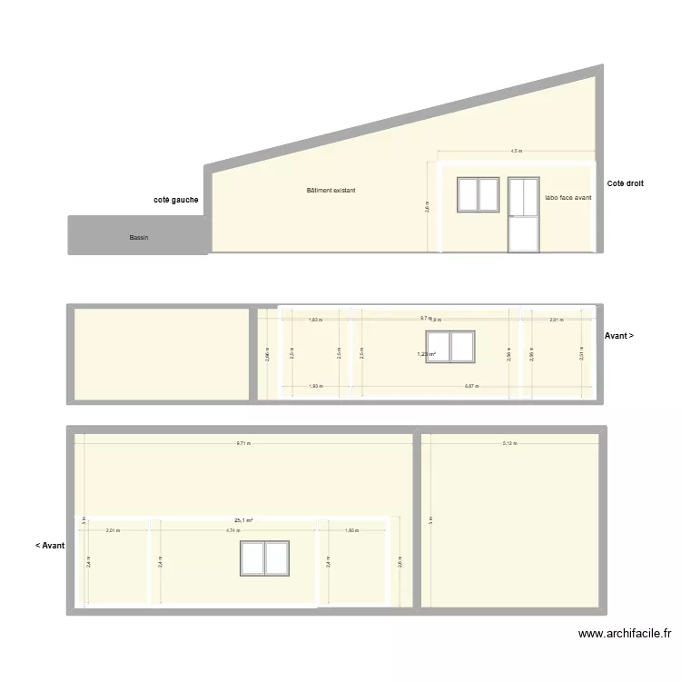 plan de coupe labo. Plan de 