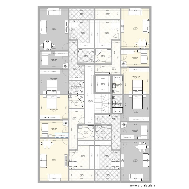celaliye 1256/5 4 daire bina giris modifier. Plan de 0 pièce et 0 m2