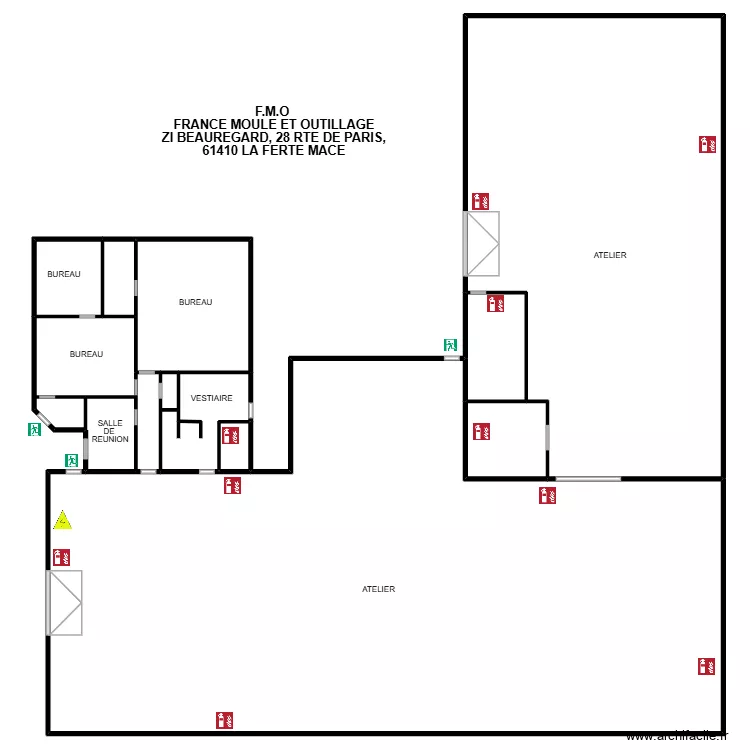 FMO. Plan de 14 et 1378 m² FMO. Plan de 14 et 1378 m²