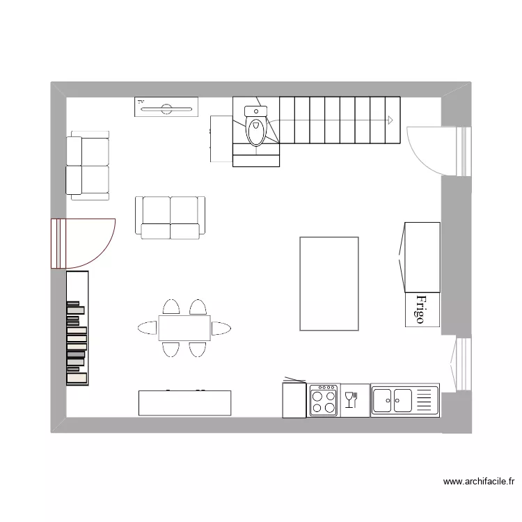 sir&egrave;ne. Plan de 