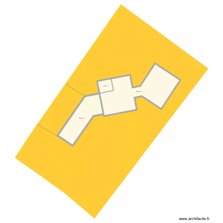 Projet extension PMR. Plan de 3 et 161 m² Projet extension PMR. Plan de 3 et 161 m²