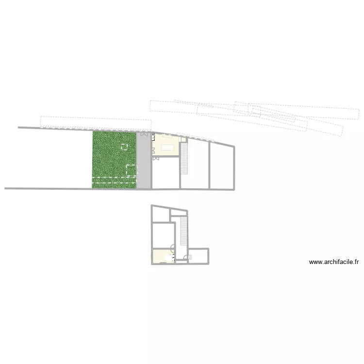 RCHFRT3. Plan de 4 et 72 m² RCHFRT3. Plan de 4 et 72 m²
