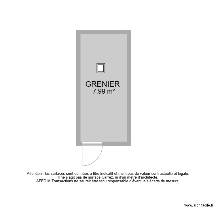 BI 31994 -. Plan de 9 pièces et 58 m2