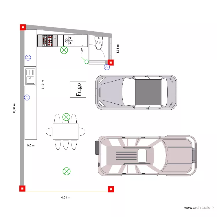 EXT GARAGE. Plan de EXT GARAGE. Plan de