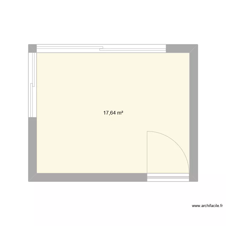 pi&eacute;ce jeu. Plan de 