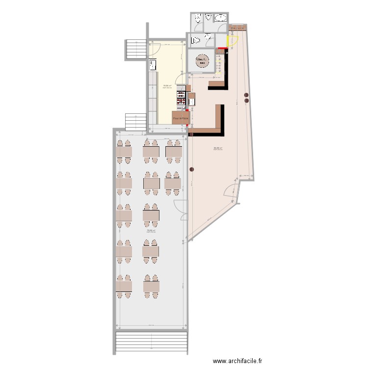 3T By Steph Romanel. Plan de 8 pièces et 166 m2