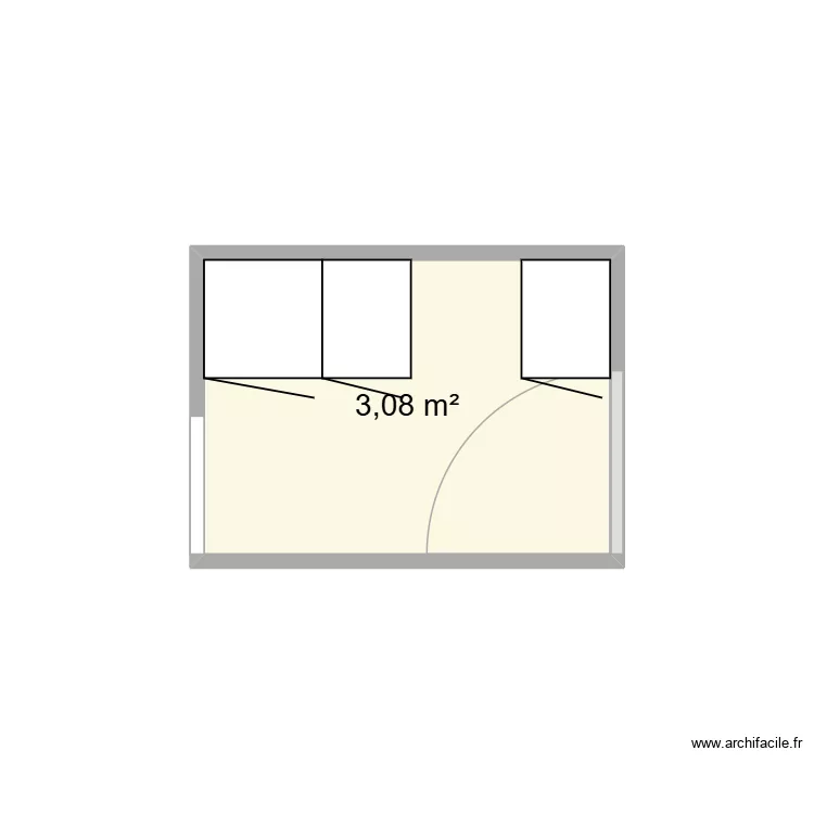 cuisine av per. Plan de 1 et 3 m² cuisine av per. Plan de 1 et 3 m²