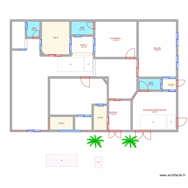 Ndiakhirate II - Plan 3. Plan de 