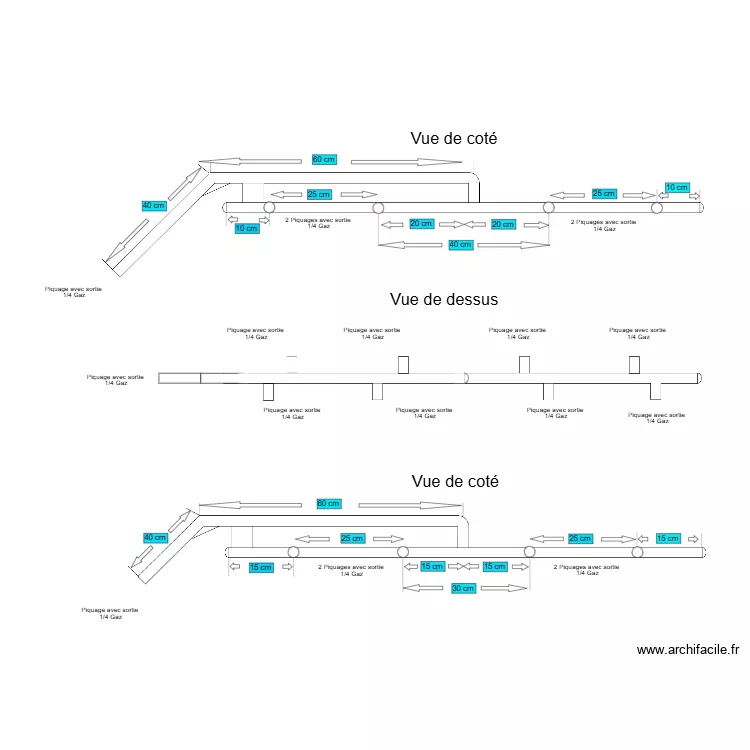 rampe panier air. Plan de 