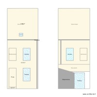 Plan façades avant/arrière 44 avant travaux